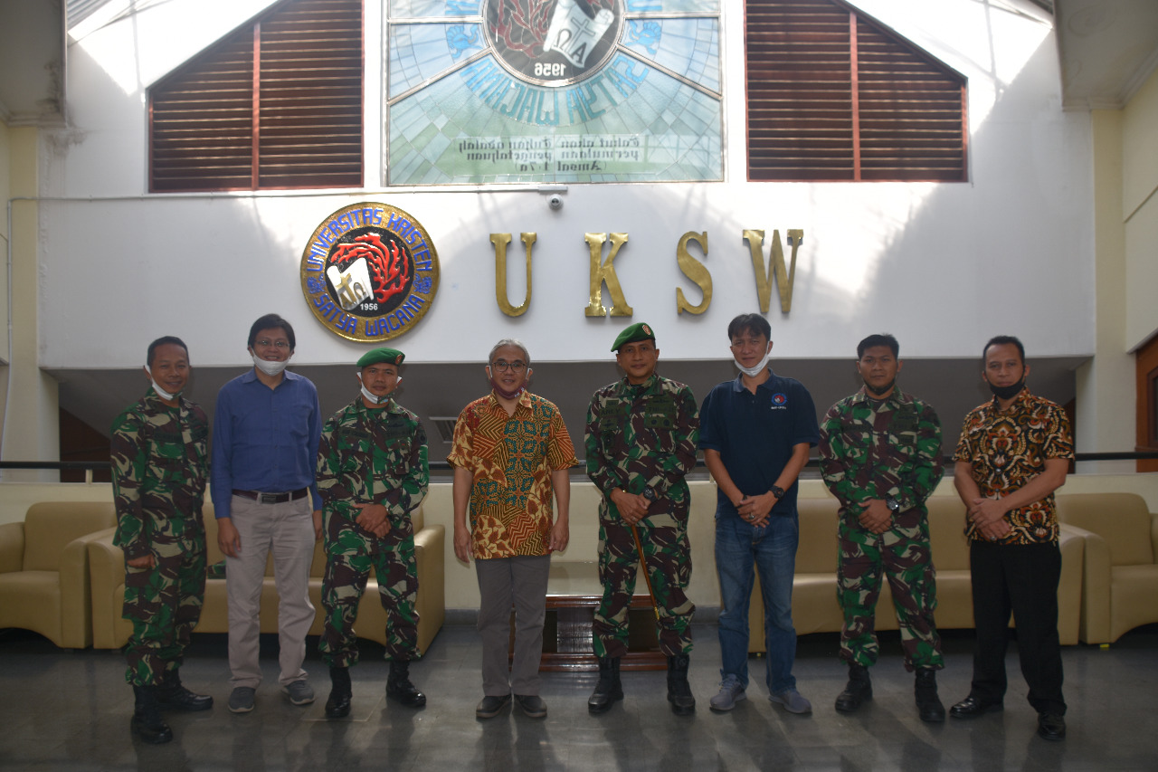 Danrem 073/Makutarama Berkunjung ke Kampus UKSW Salatiga